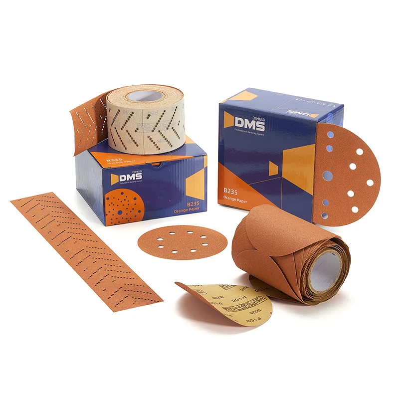 Pomarańczowy papier ścierny